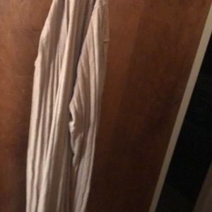 Long tan sweater